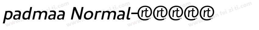 padmaa Normal字体转换